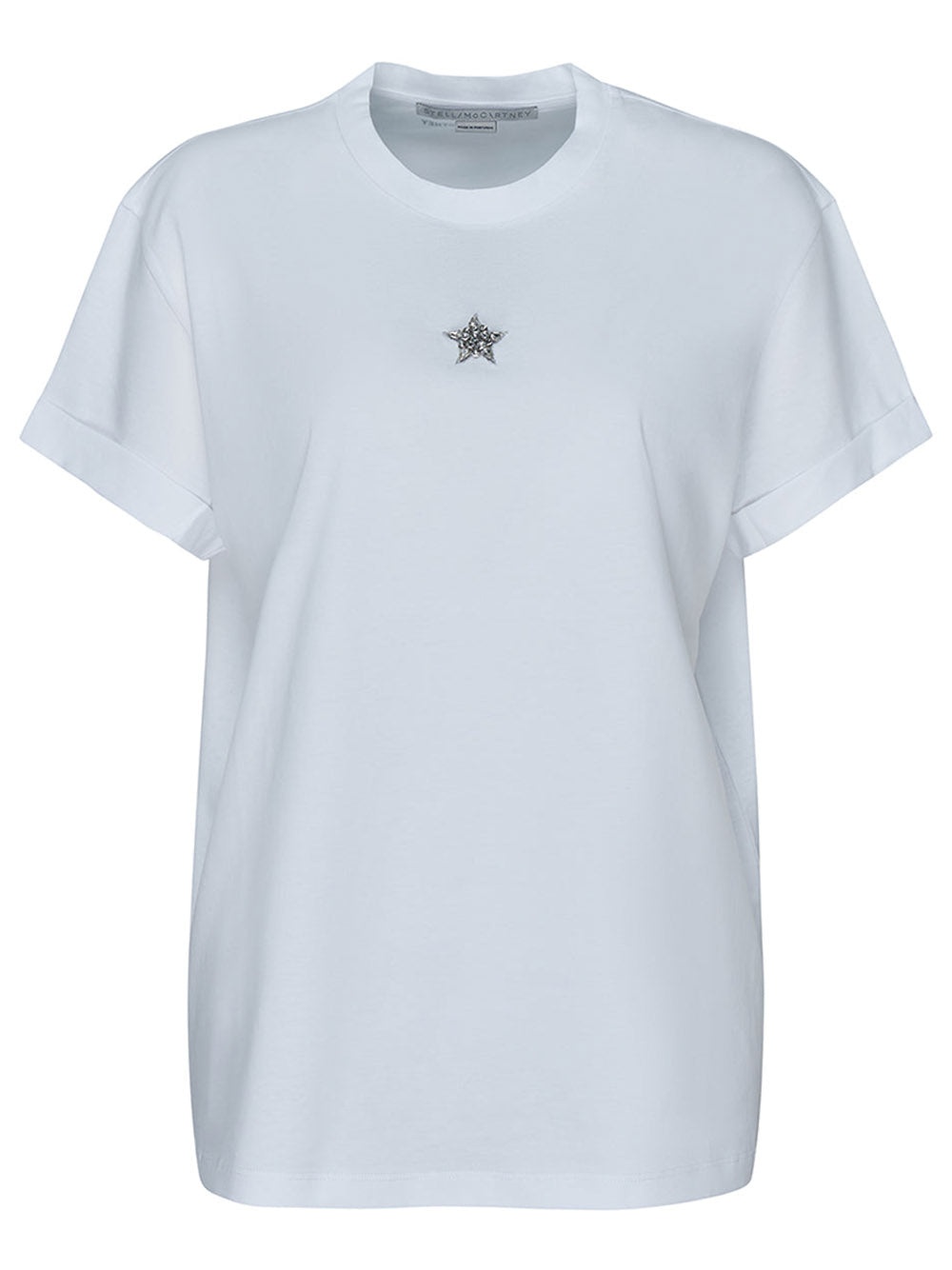Crystal Mini Star Embroidery T-Shirt - 1