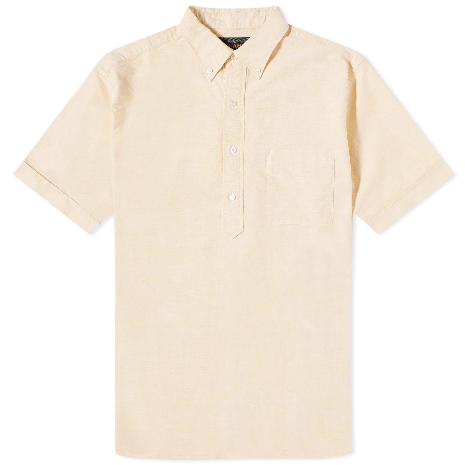 Beams Plus BD Popover Short Sleeve Oxford Shirt - 1