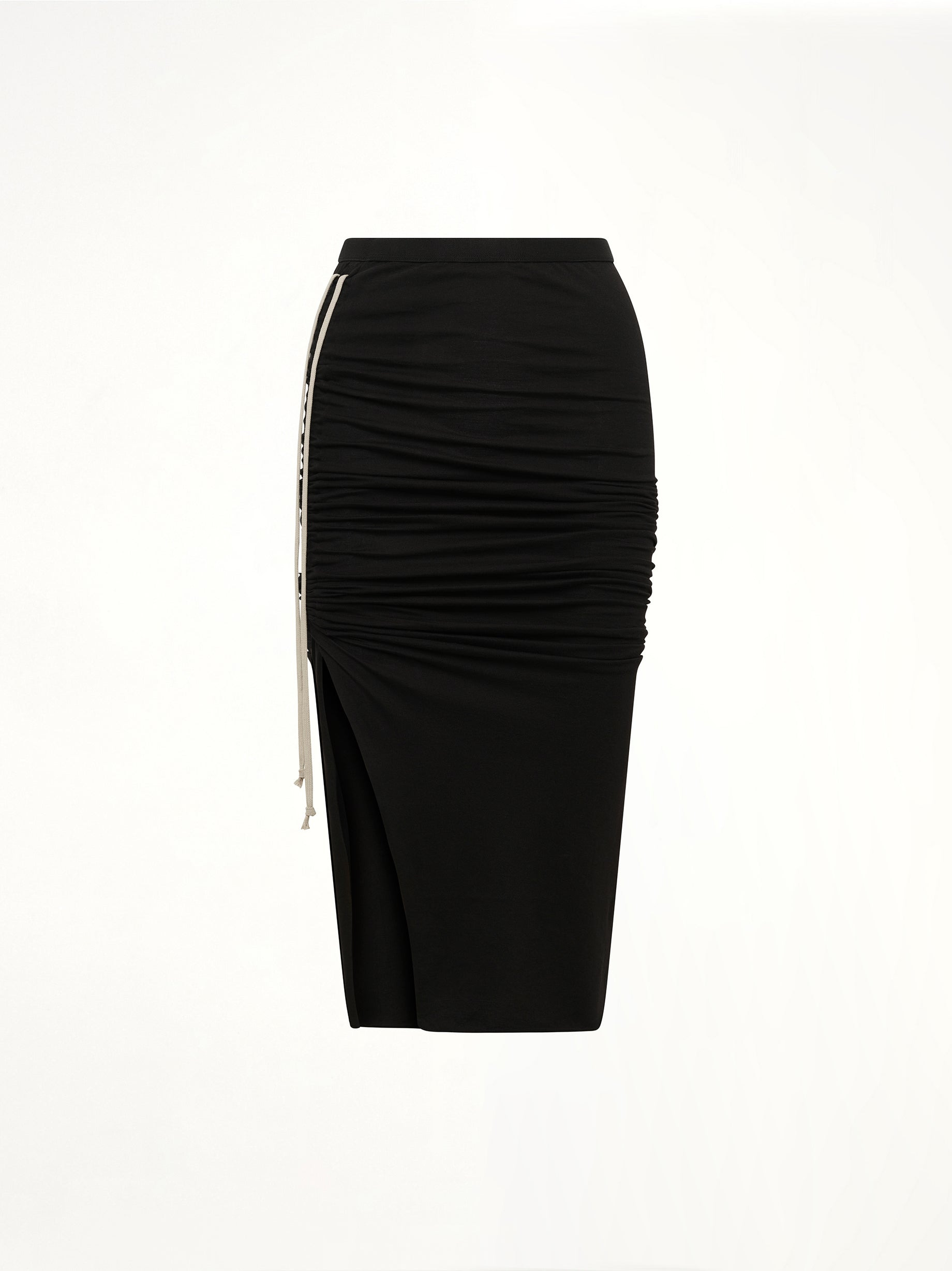 Soft EDFU Knee Skirt in Black - 2