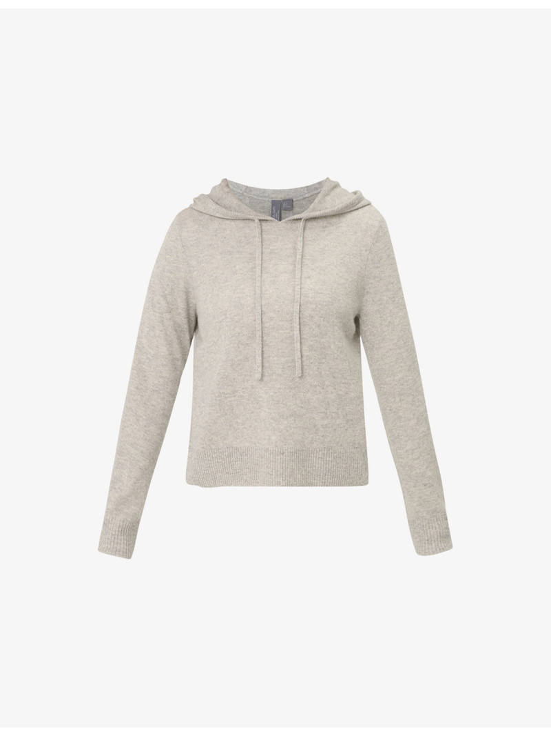 Long-Sleeve Cashmere Hoody 1