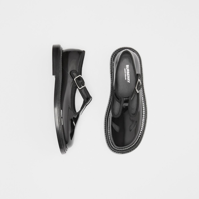 Burberry Patent Leather T-bar Shoes outlook