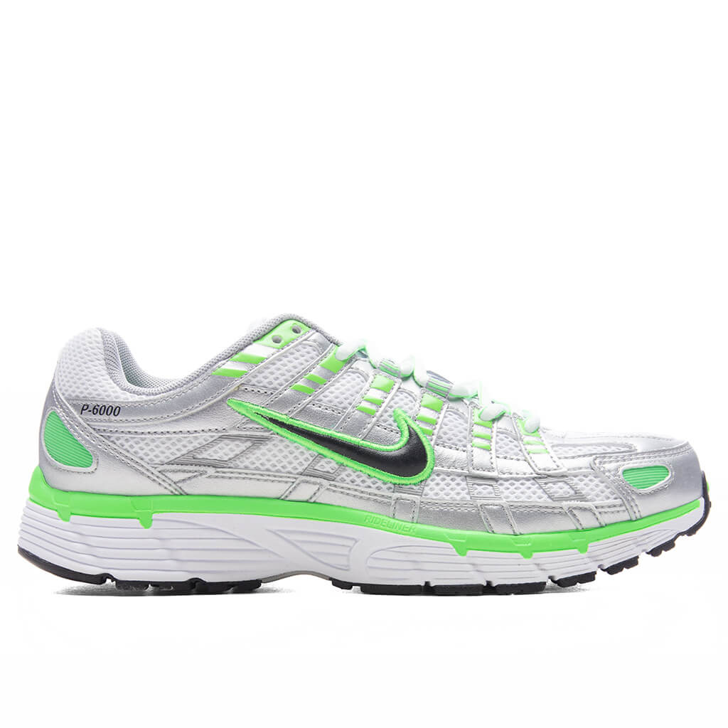 P-6000 SE - METALLIC SILVER/BLACK/WHITE/GREEN STRIKE - 1