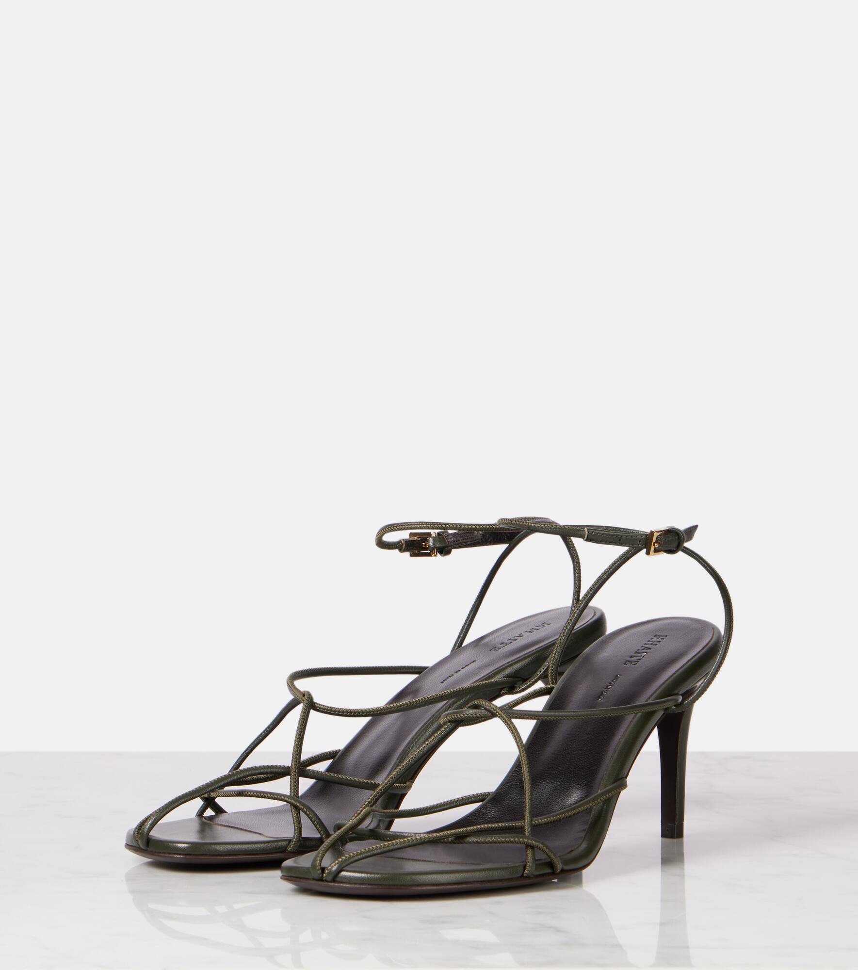 Loulou 75 leather sandals - 4
