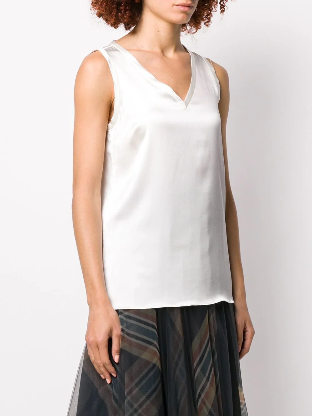 sleeveless fitted blouse - 3