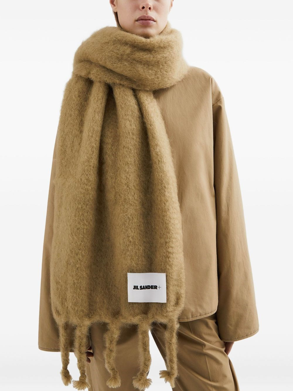 Mohair blend scarf - 2