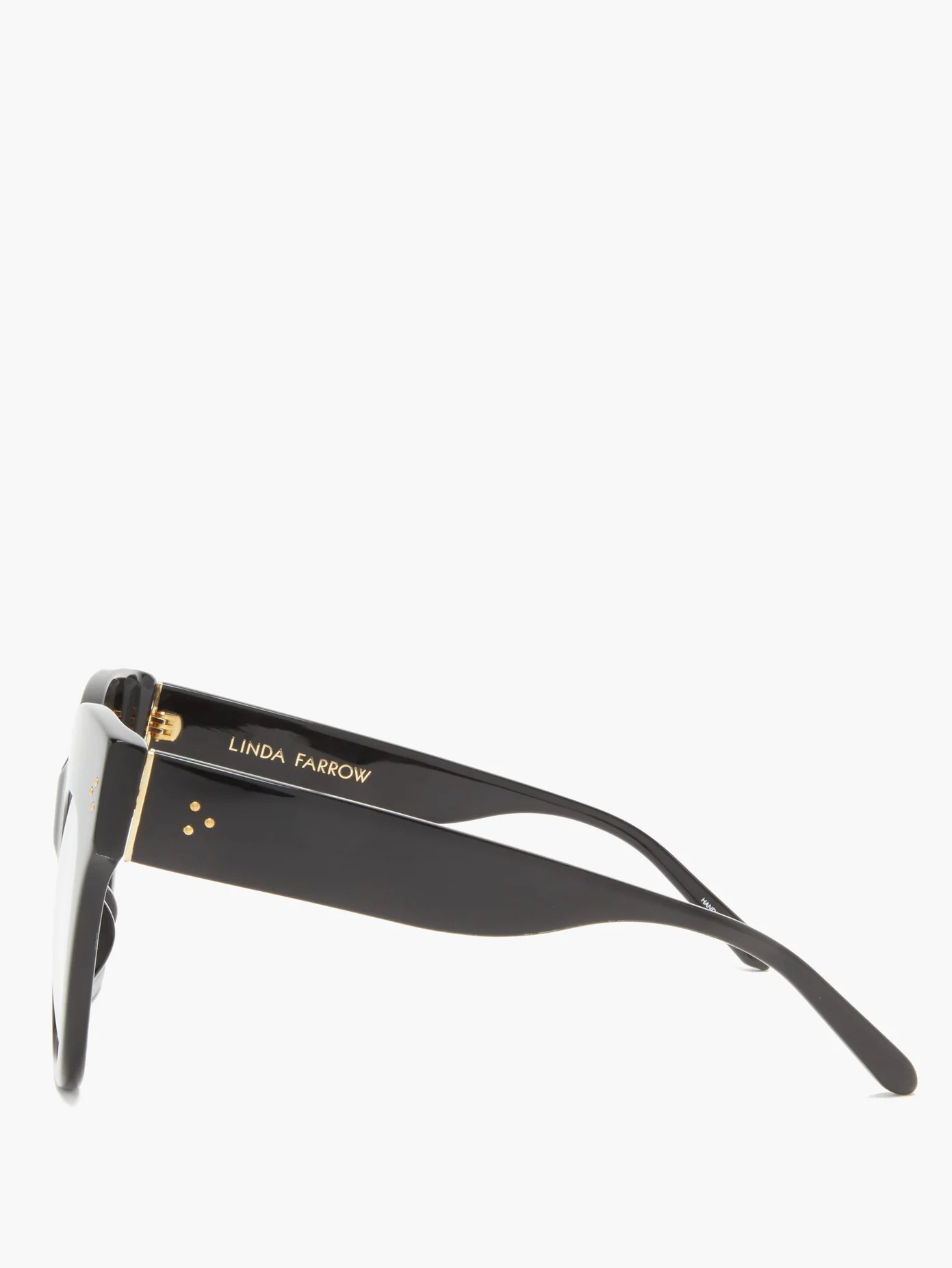 Keaton exaggerated-brow acetate glasses - 3