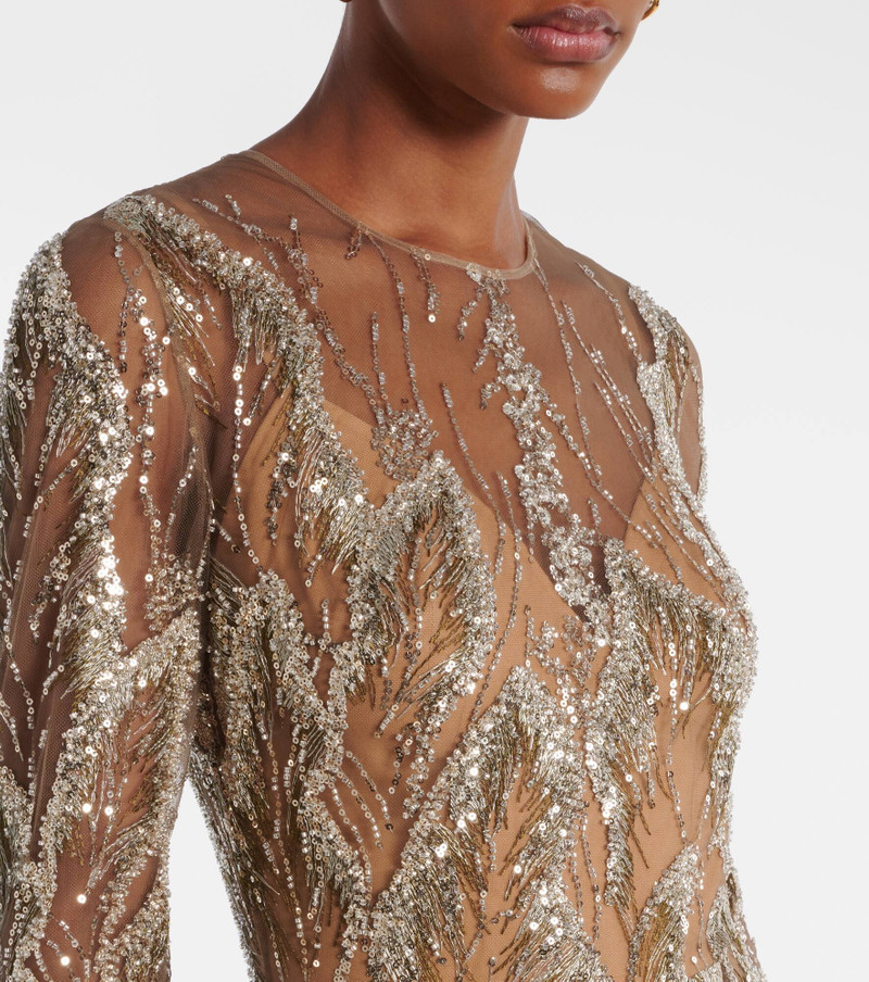 Embroidered cocktail dress 4