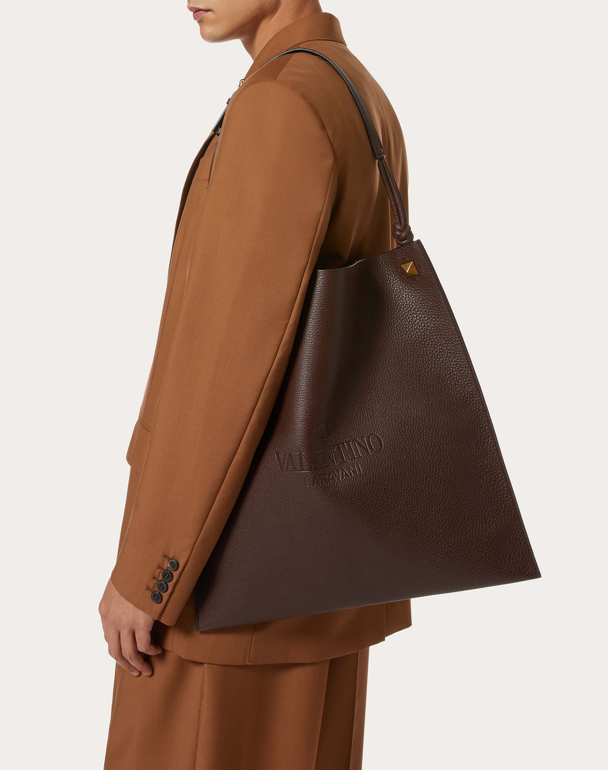 VALENTINO GARAVANI IDENTITY Leather Tote Bag - 6