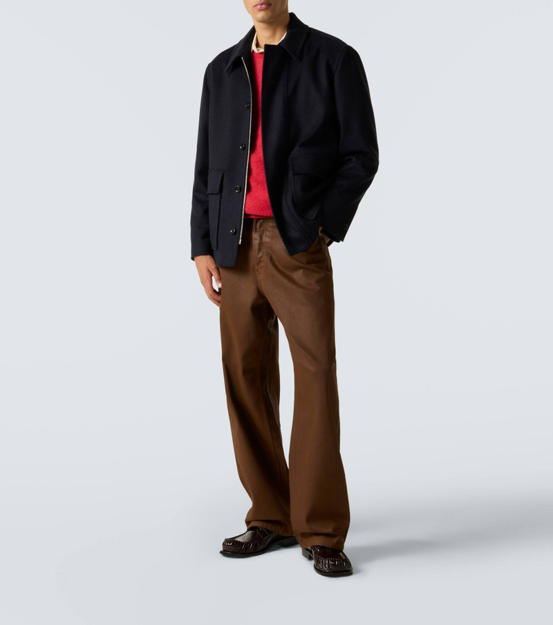 LARDINI Virgin wool blouson jacket outlook