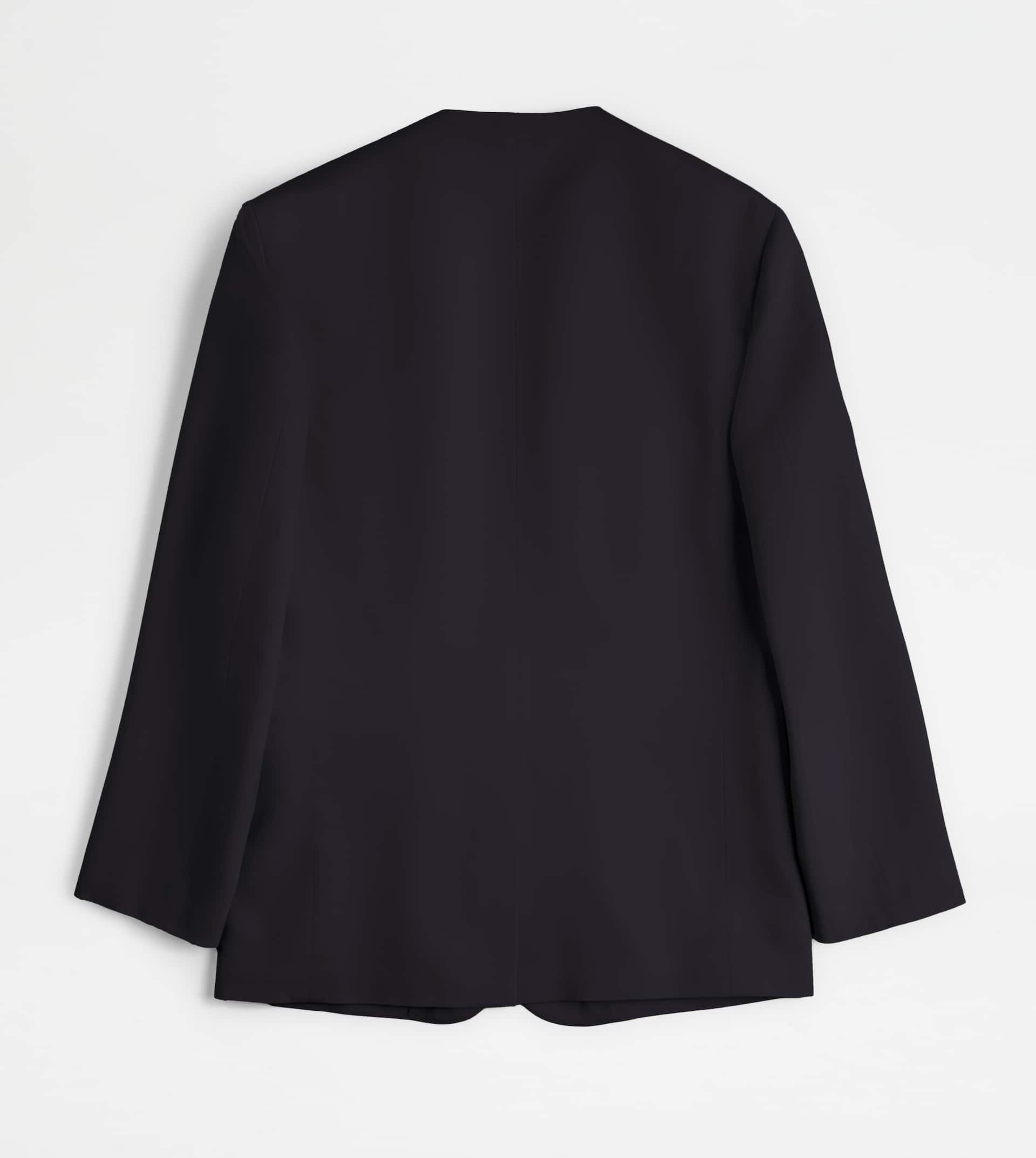 BLAZER IN WOOL - BLACK - 2
