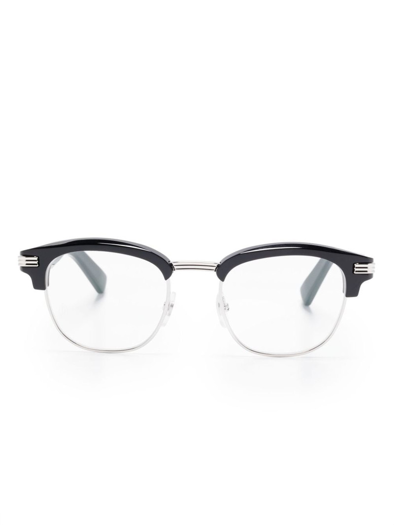 wayfarer-frame glasses 1