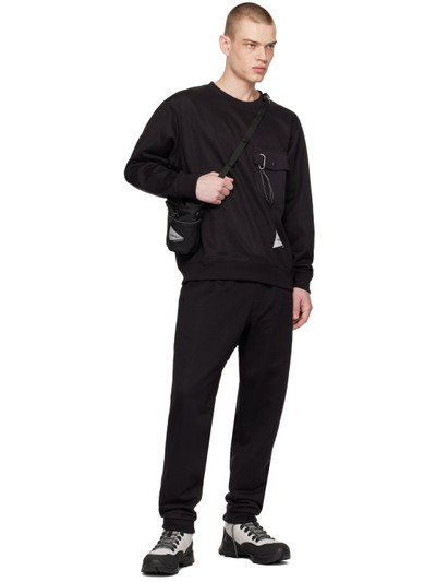 and Wander Black Gramicci Edition Sweatpants outlook