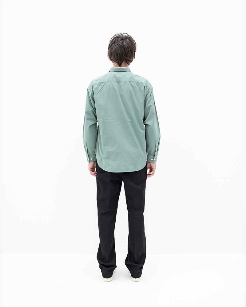 CHORE SHIRT L/S GREEN - 4