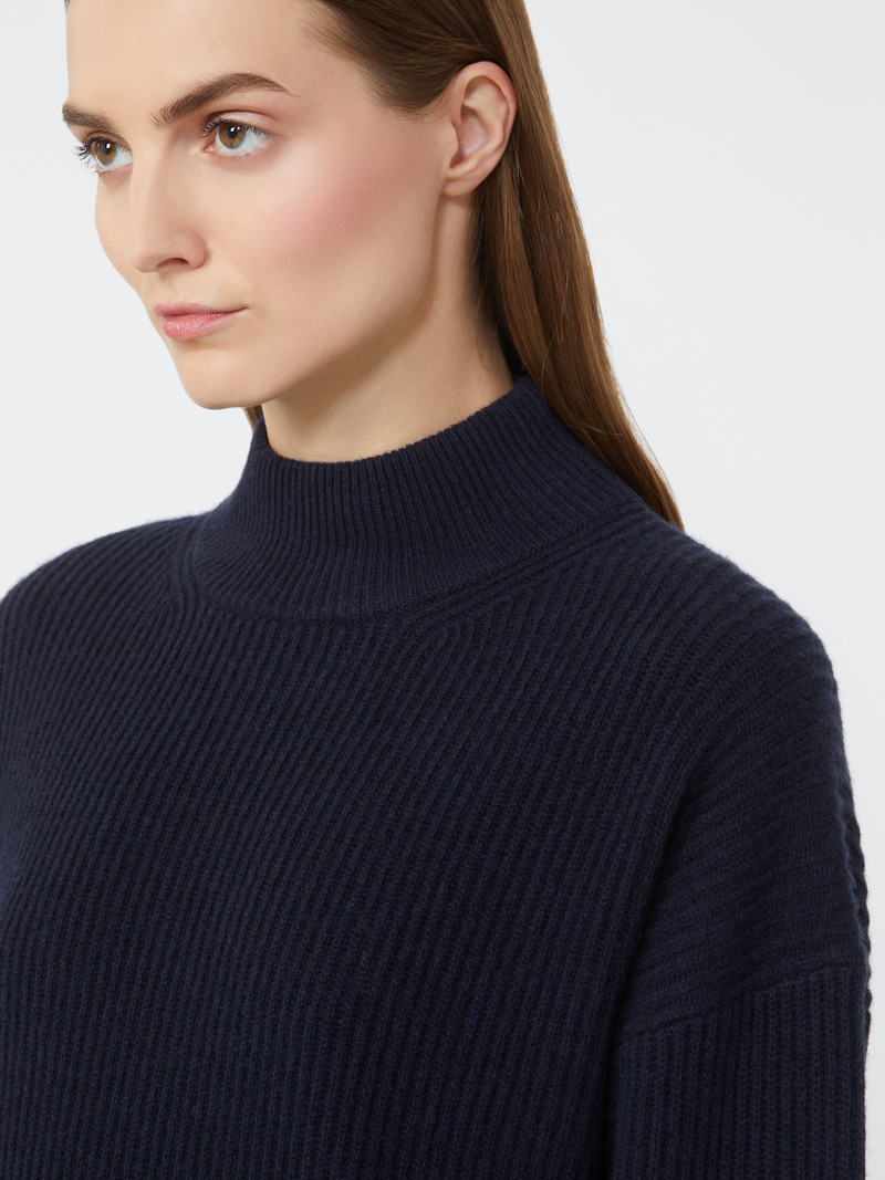 FUFY Rib-knit wool and cashmere sweater 5