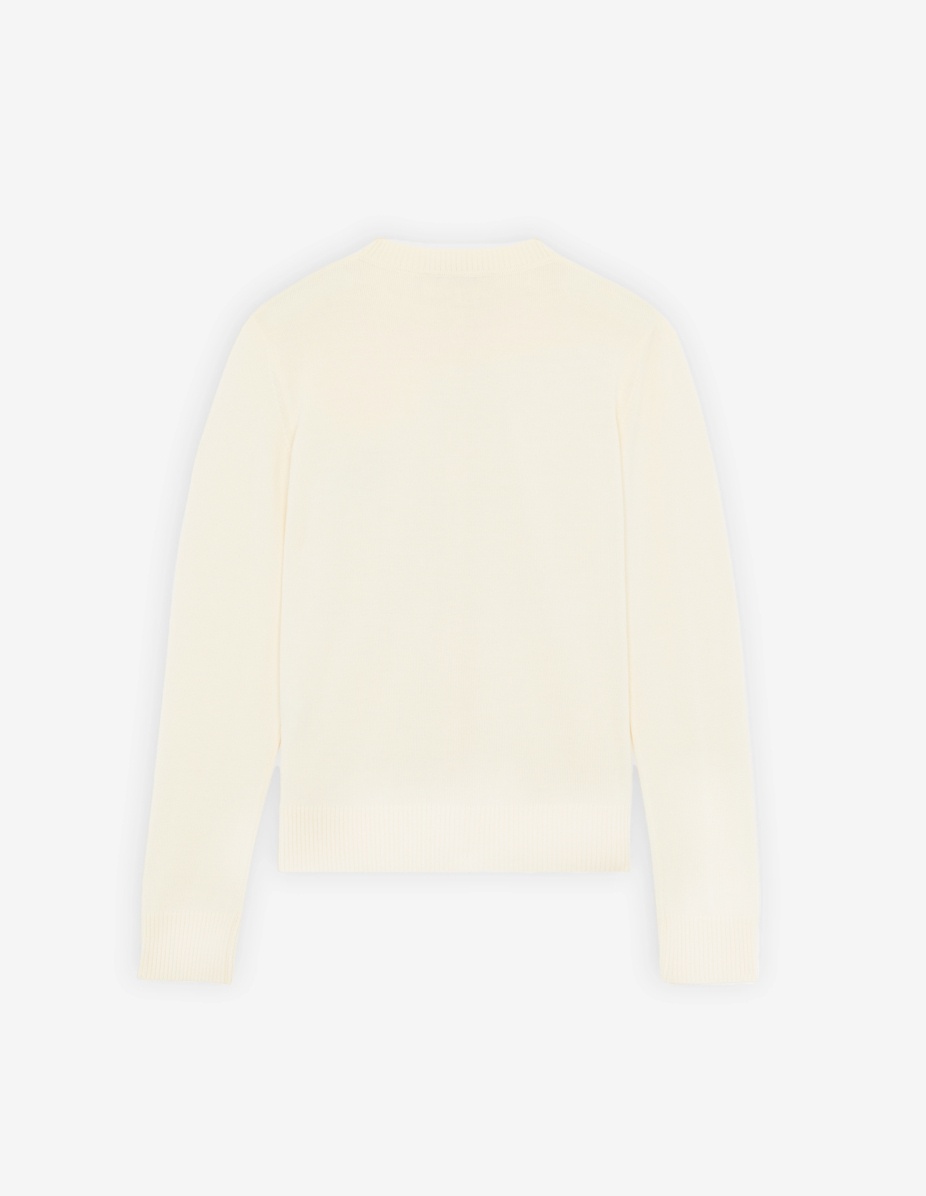 CHILLAX FOX PATCH ADJUSTED R-NECK CARDIGAN - 3