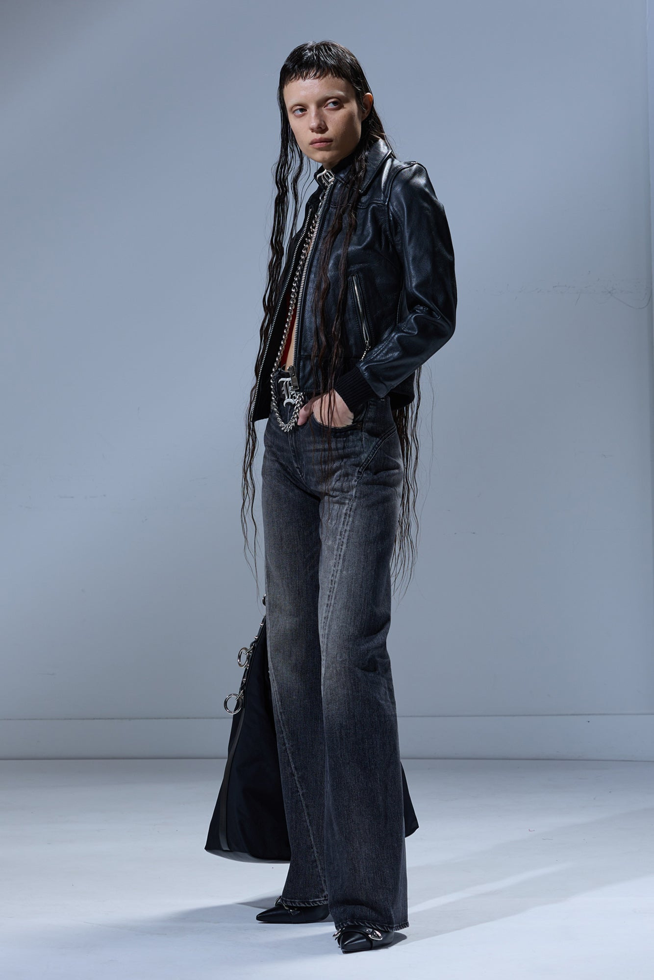 TWISTED SEAM FLARE JEAN - 2