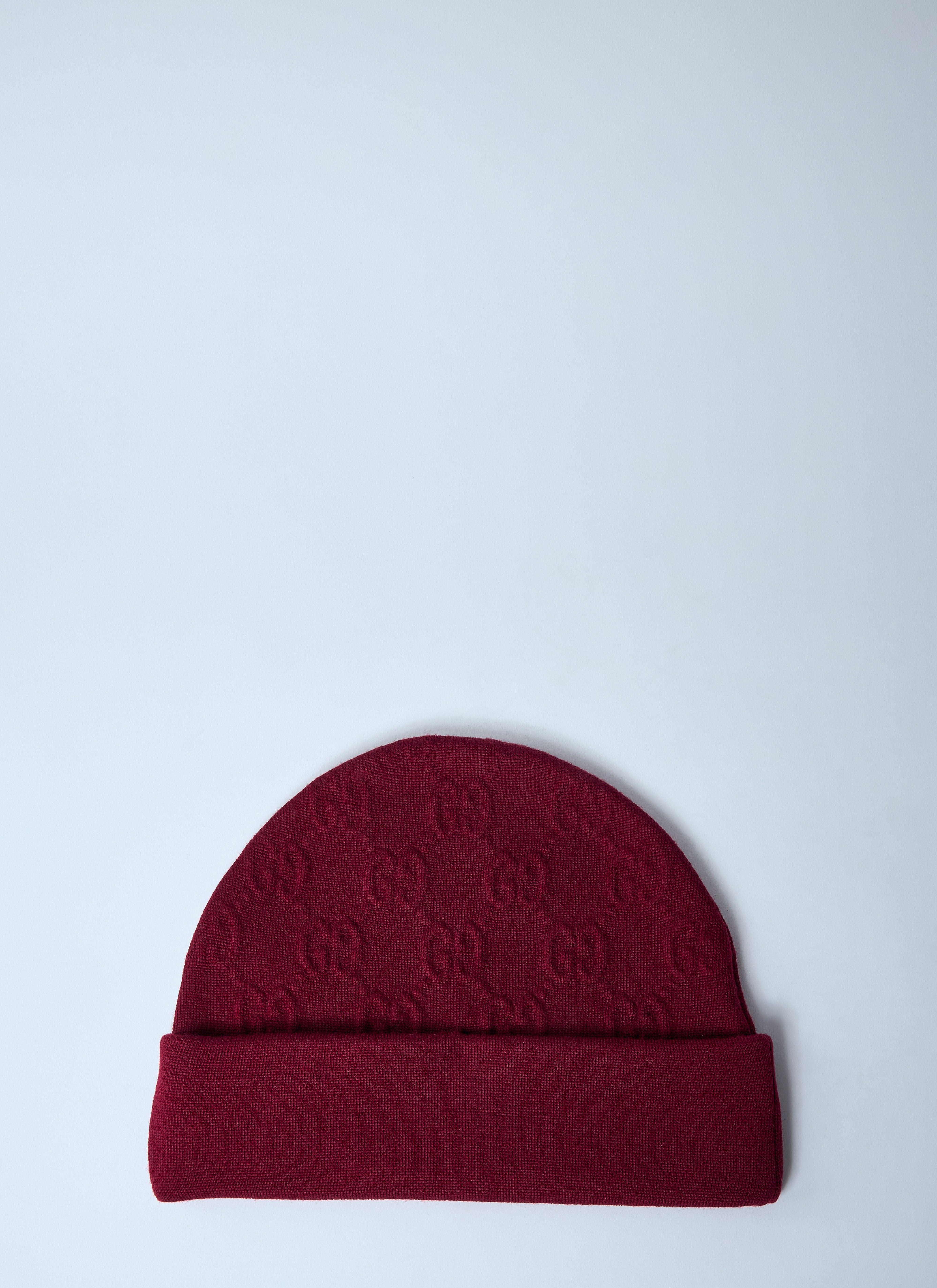 Gucci Men Gg Wool-Blend Beanie - 4