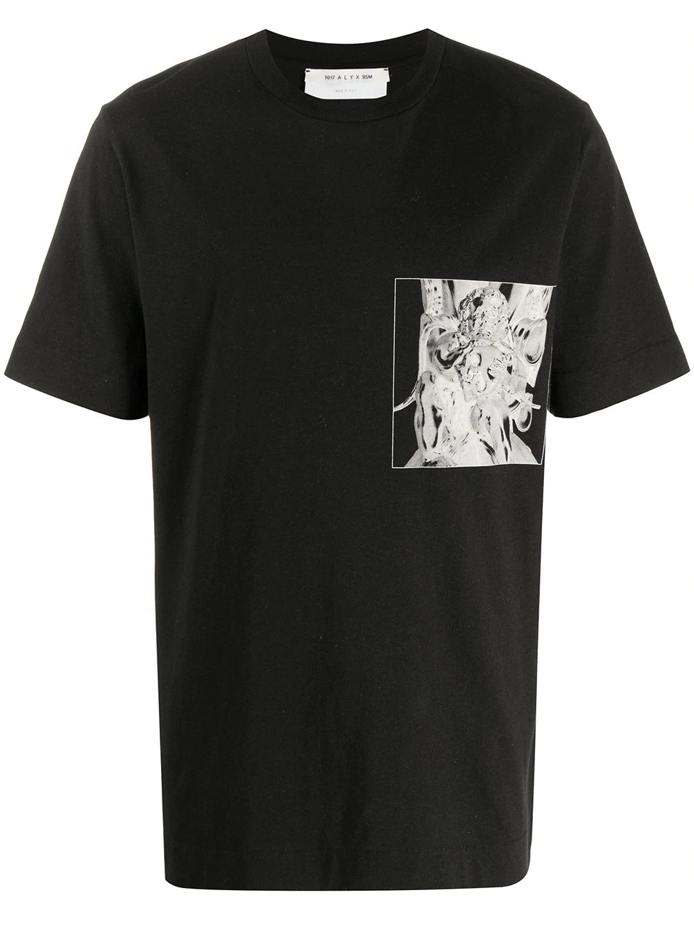 Grid graphic print T-shirt - 1