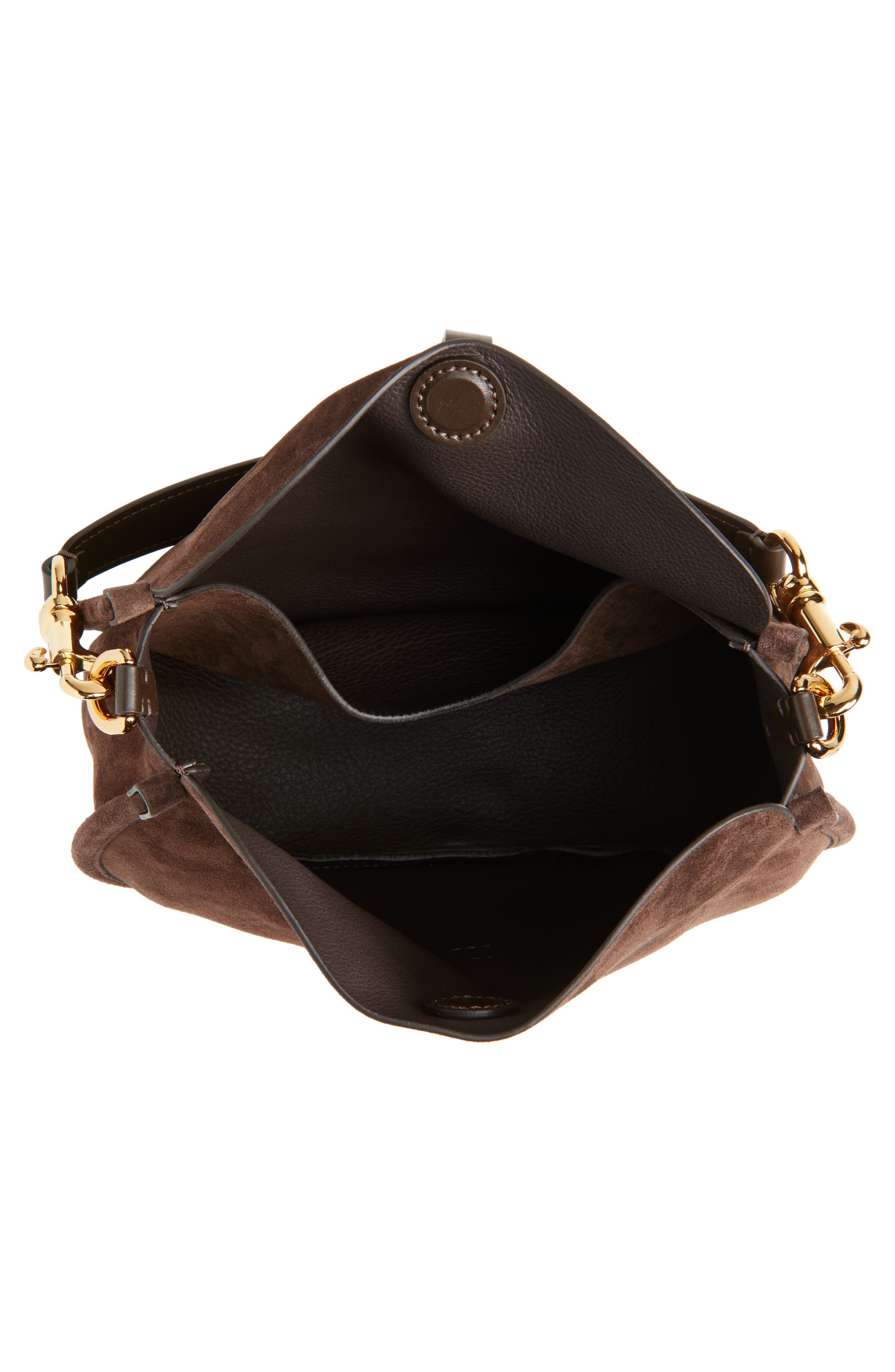 Etro Belted Suede Hobo Bag in Dark Brown at Nordstrom - 5