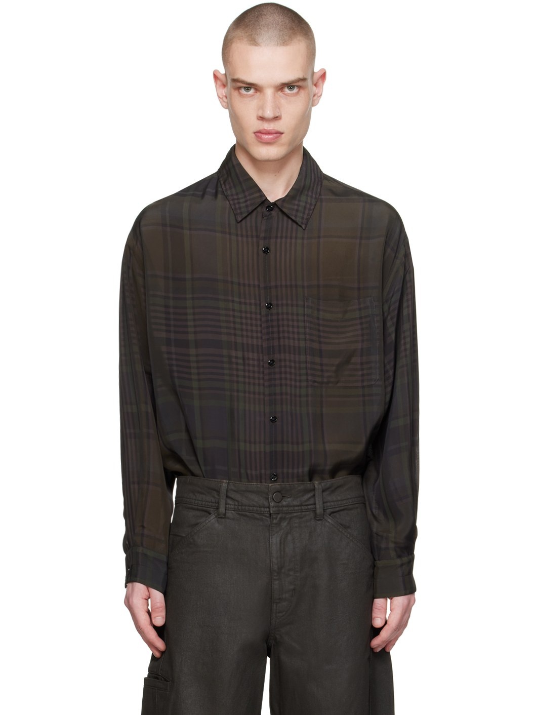 Brown Regular Shirt - 1