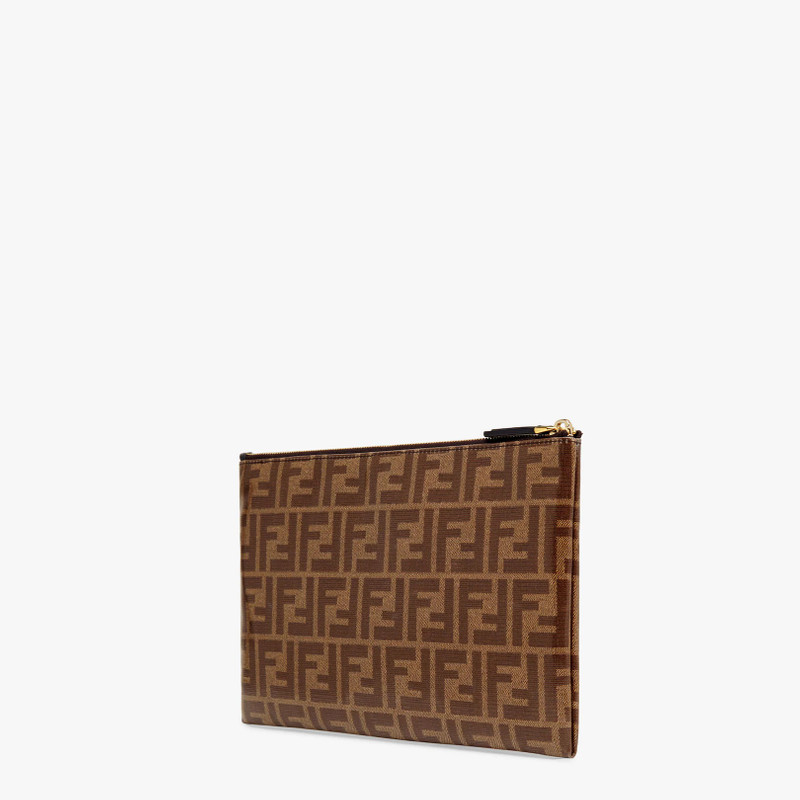 FENDI Brown fabric pouch outlook