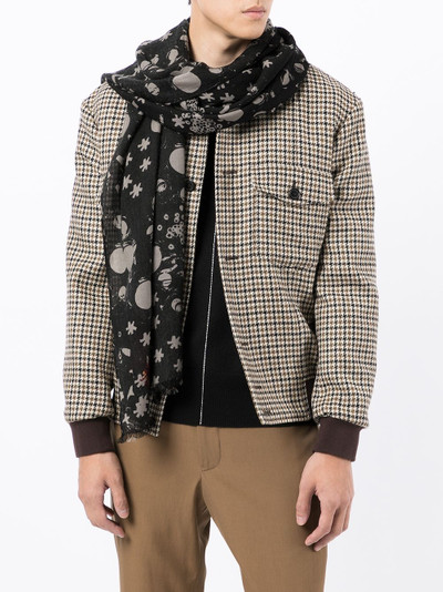 Paul Smith Desert print wool scarf outlook