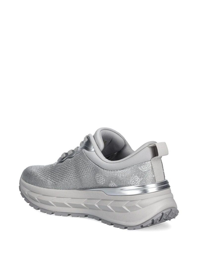 Runit3 logo metallic trim sneakers 4