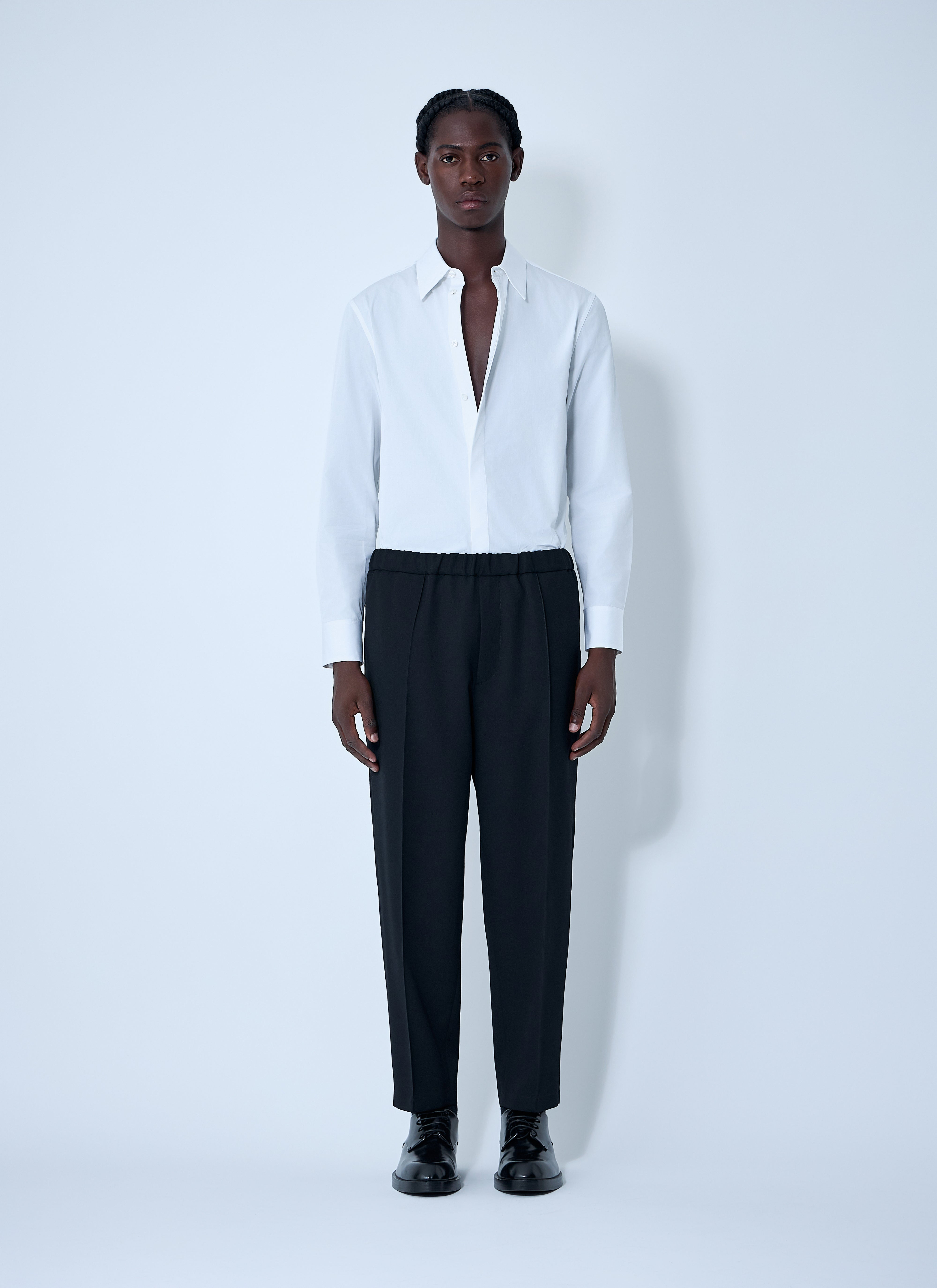 Jil Sander Men Tailored Wool Pants - 2