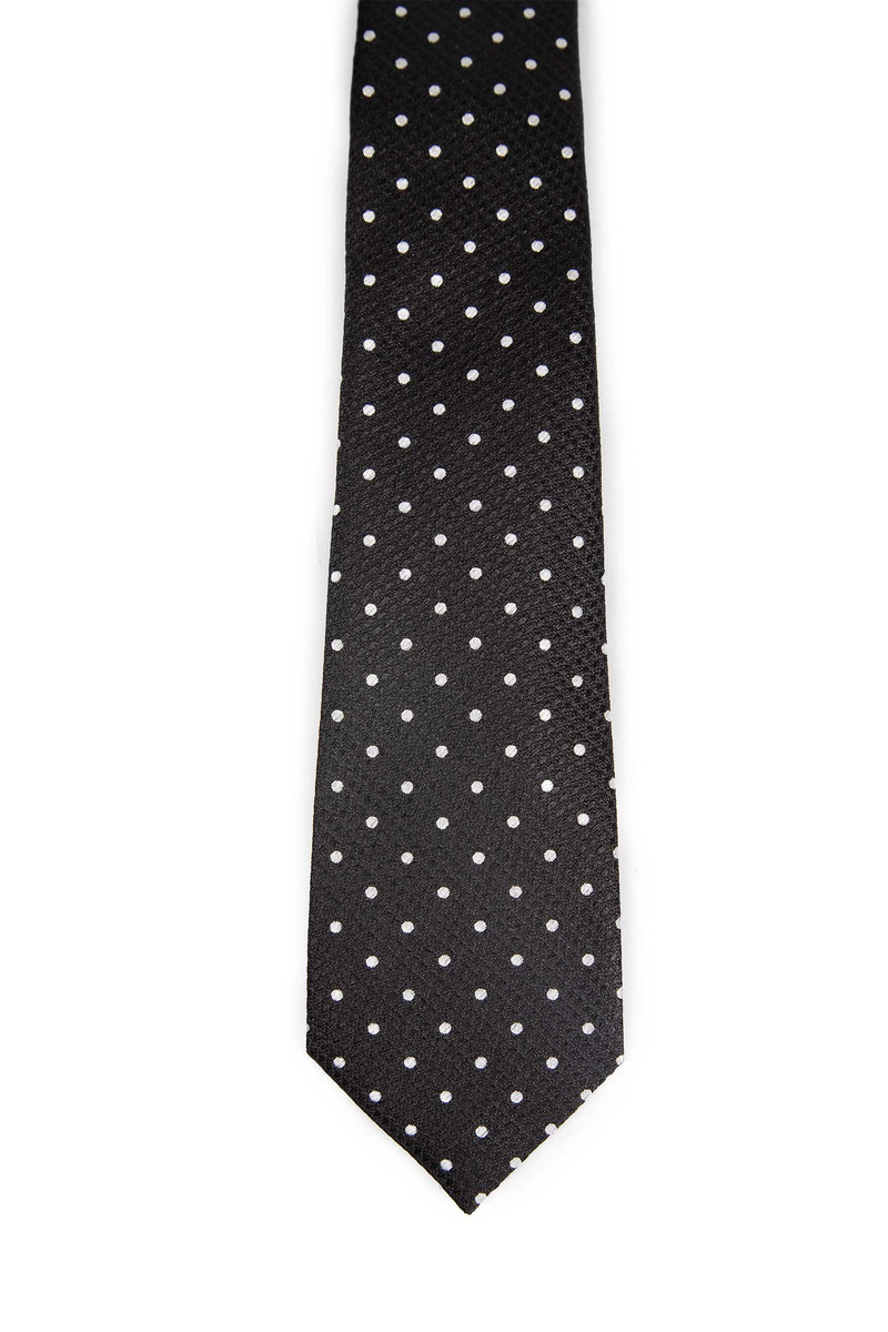 TOM FORD Embroidered Polka-dot Silk Jacquard Tie outlook
