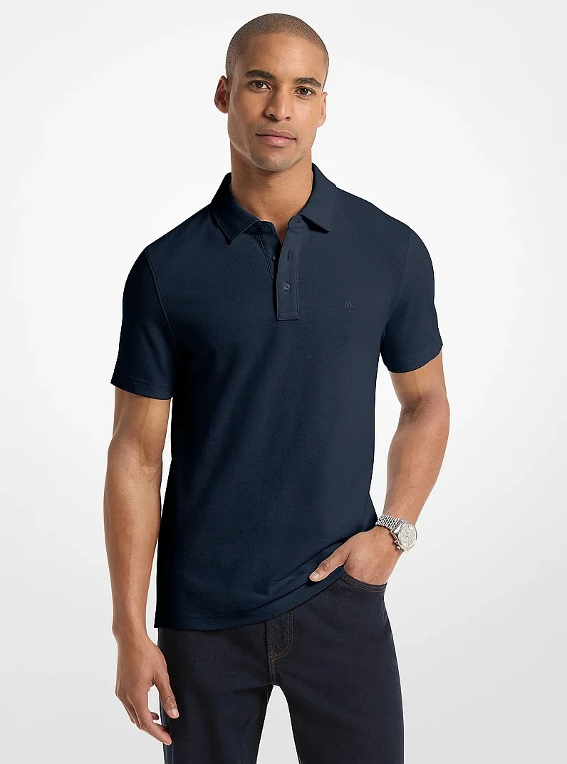 Pima Cotton Piqué Polo Shirt - 1