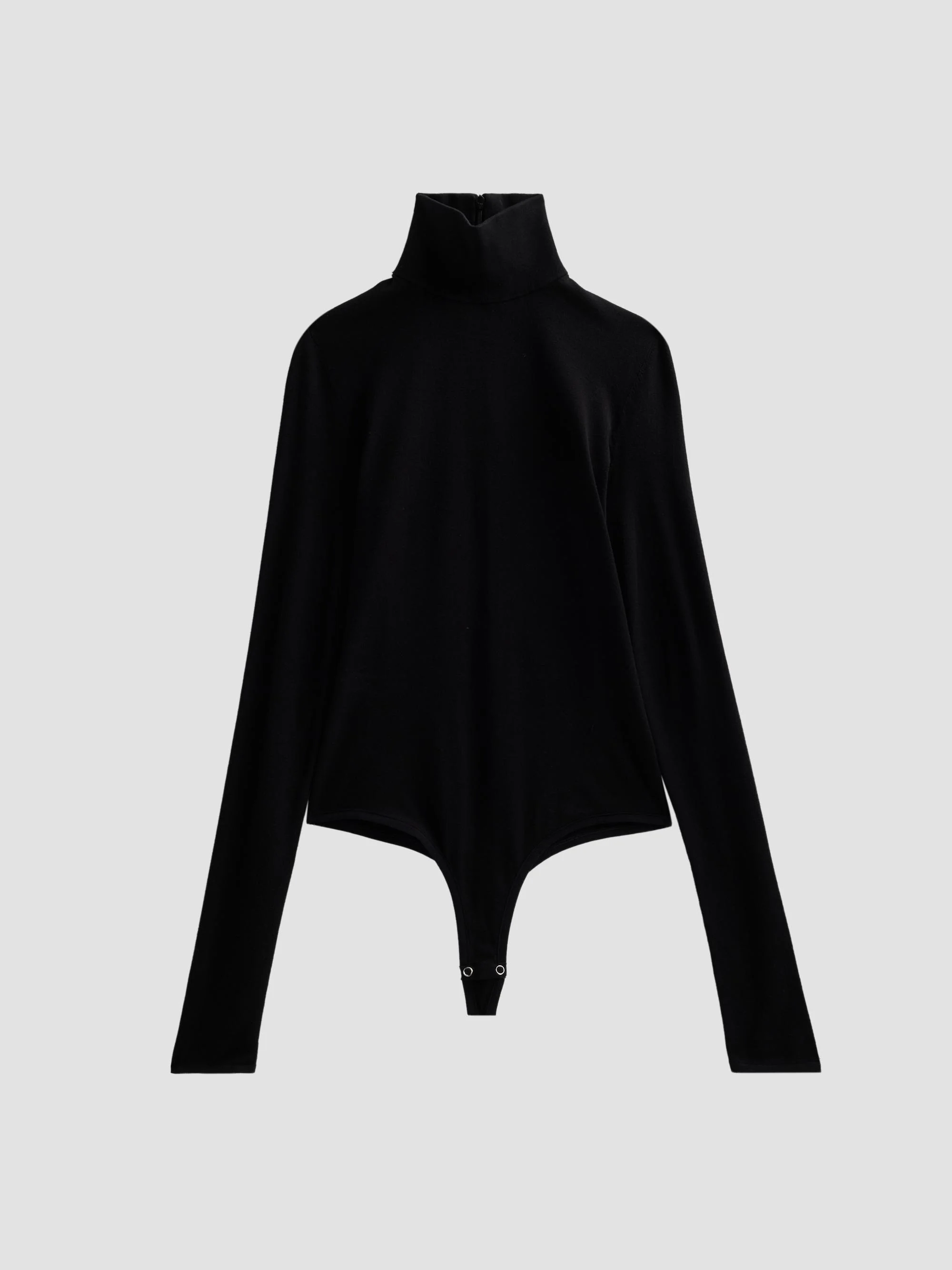 Women's Turtleneck Bodysuit - Black - 1