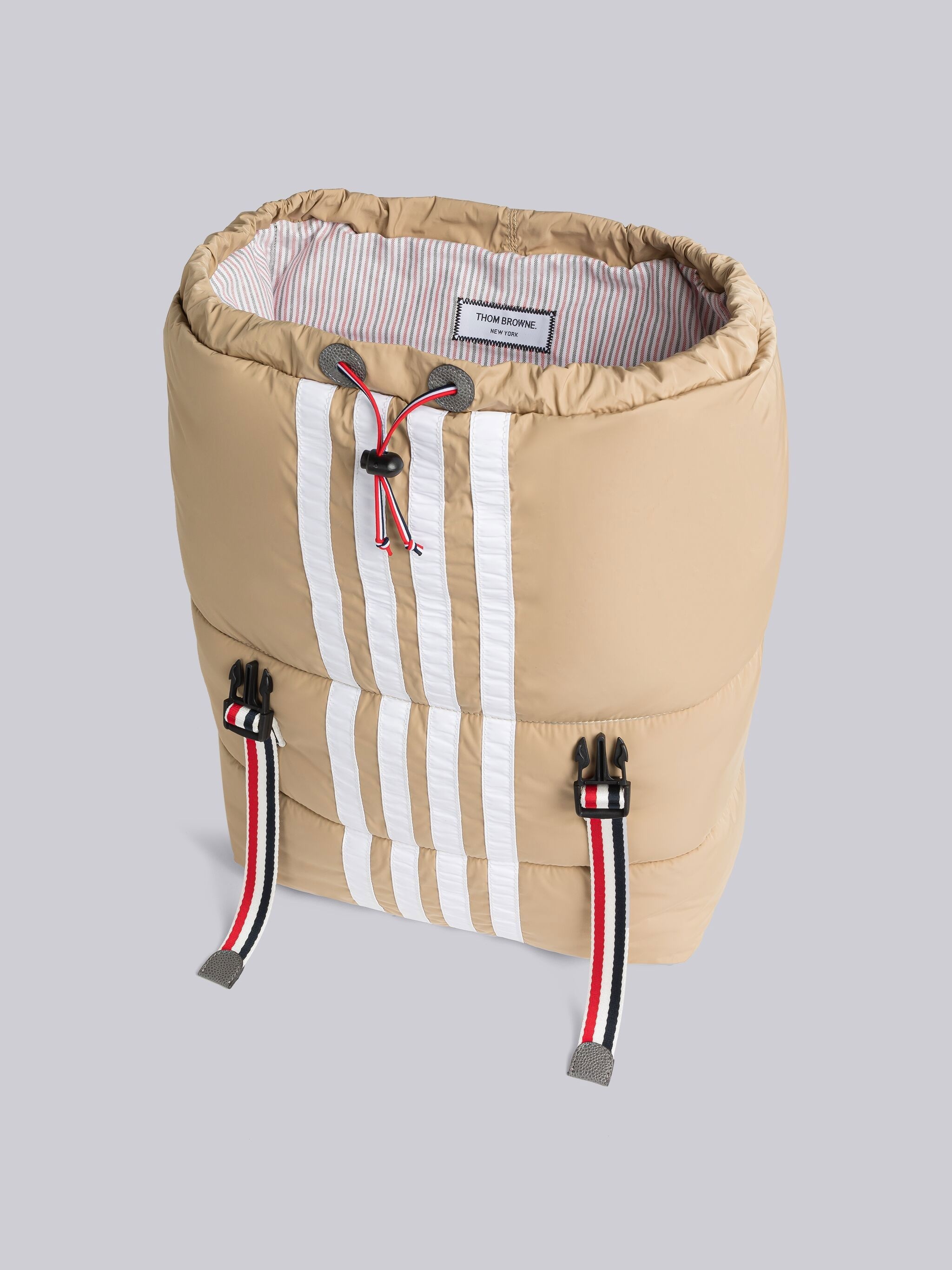 Poly Ywill 4-Bar Puffer Flap Backpack - 5