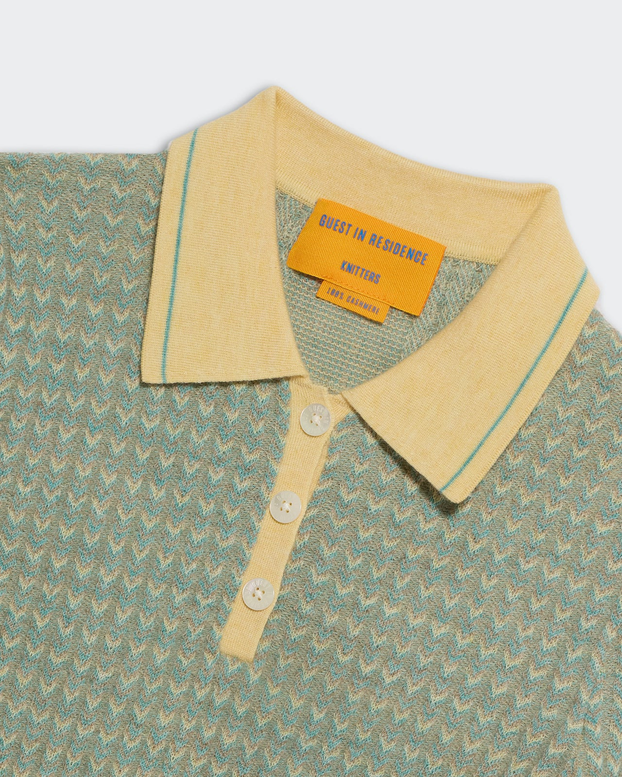 Chevron L/S Shrunken Polo - 2
