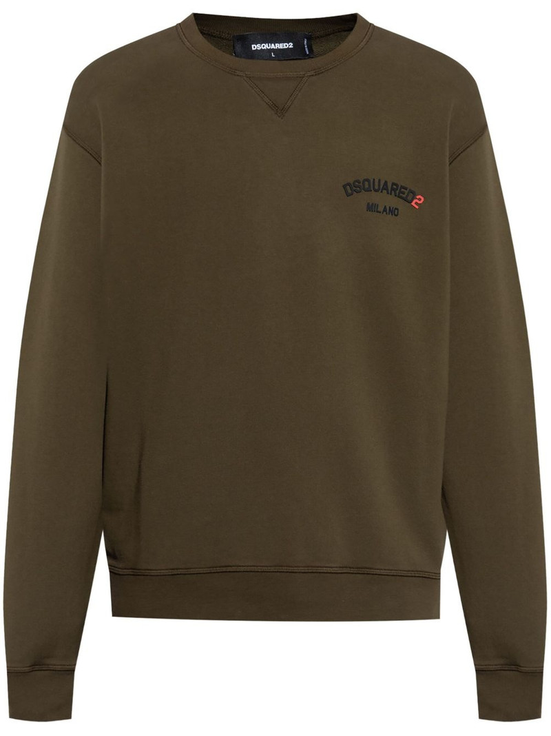 logo-appliqué sweatshirt 1