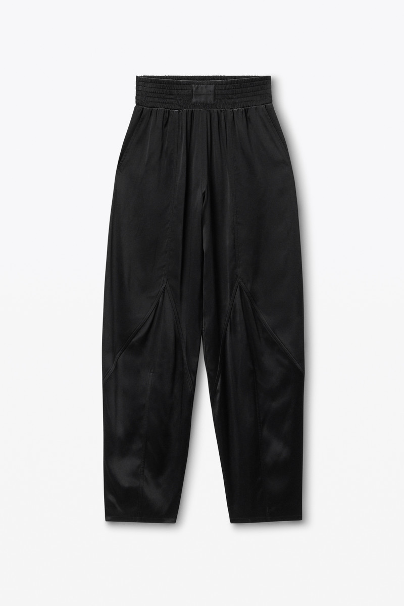 wide leg pant in satin jersey 1