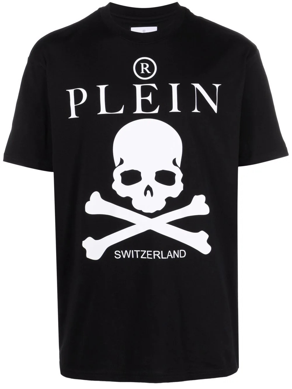 skull-print short-sleeved T-shirt - 1