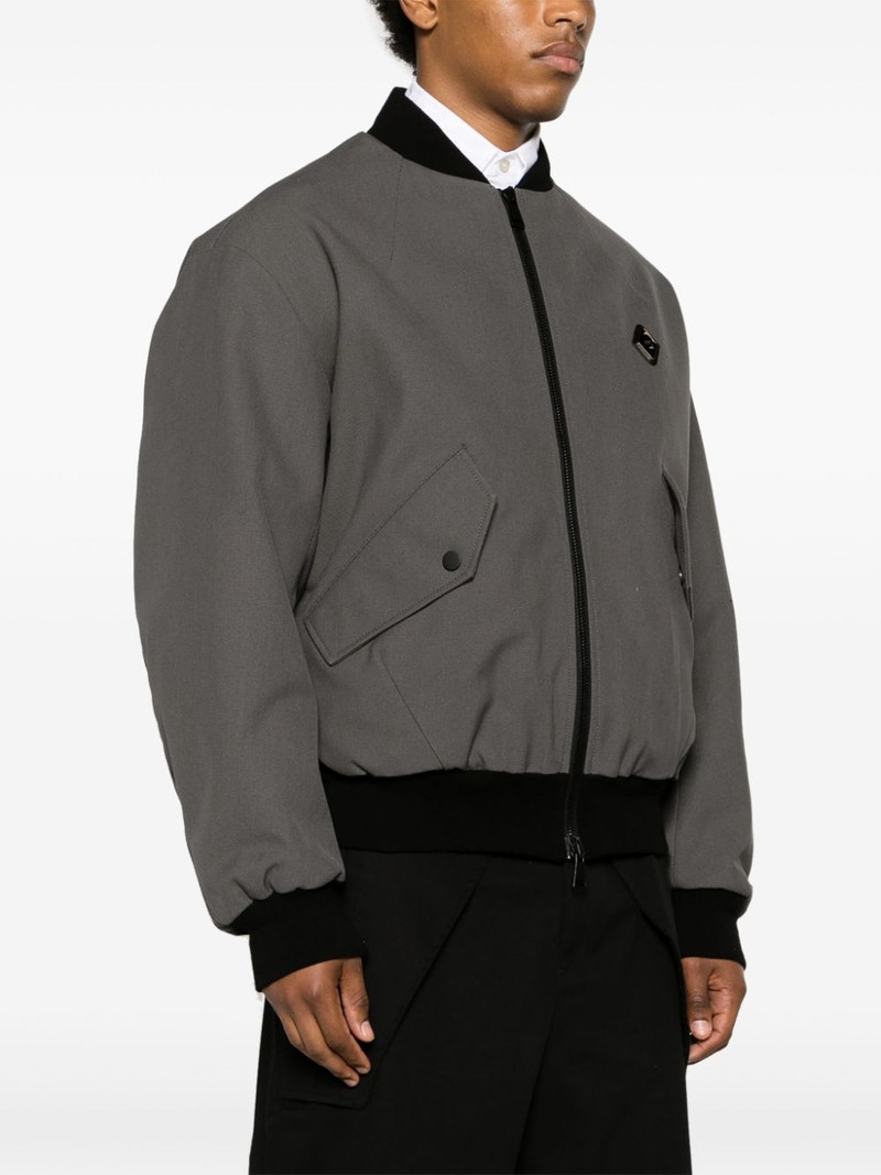 panelled 면 bomber 재킷 3
