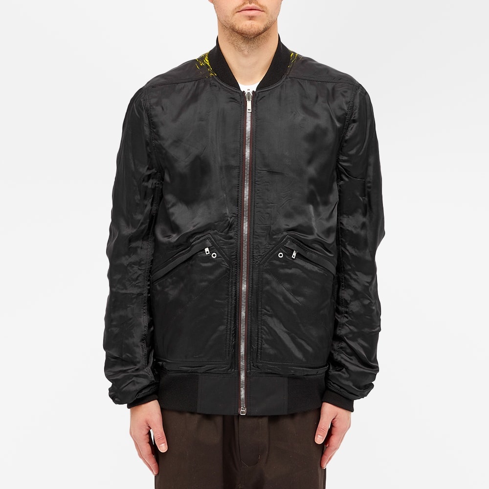 Rick Owens Reversible Flight Acid Bomber Jacket - 5