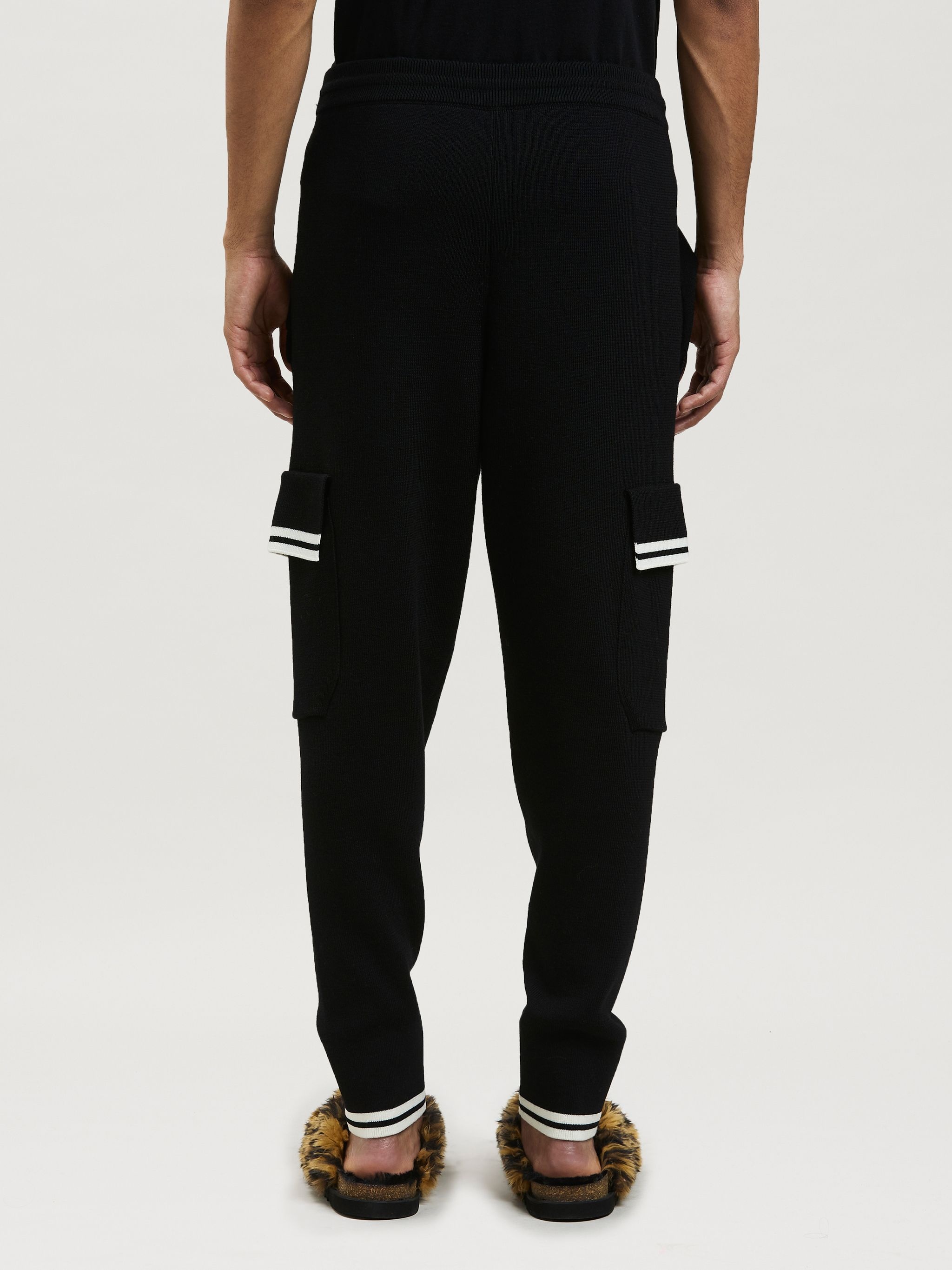 TRACK MINI BAND KNIT CARGO PANTS - 5