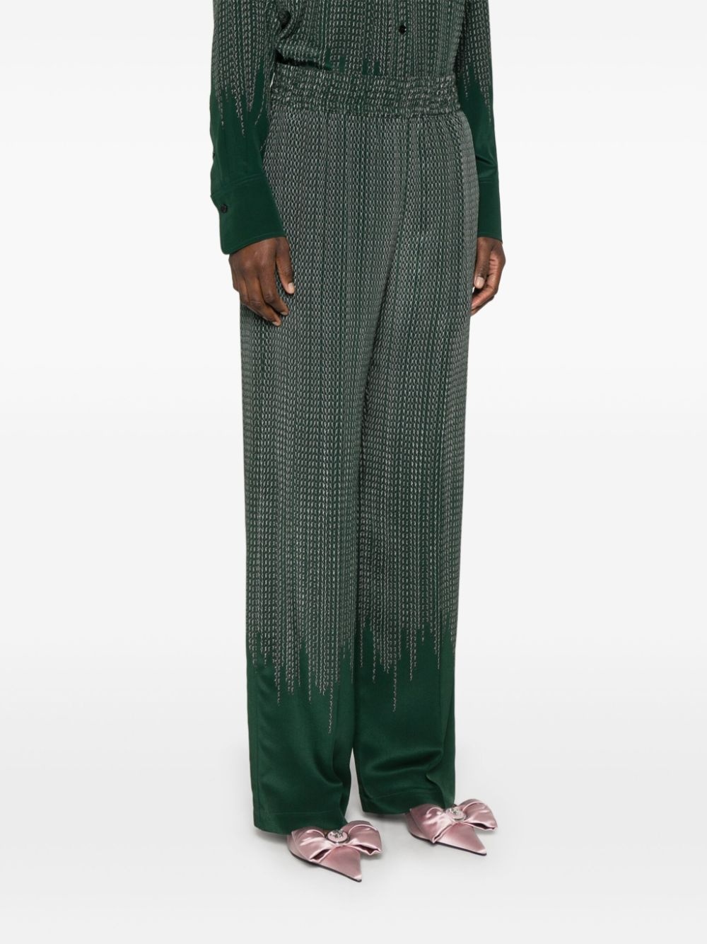 chain-link trousers - 3