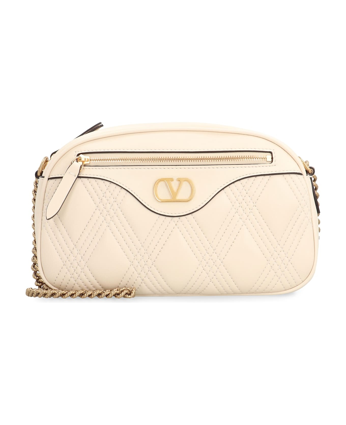 Valentino Garavani - Quiltie 67 Leather Shoulder Bag - 1