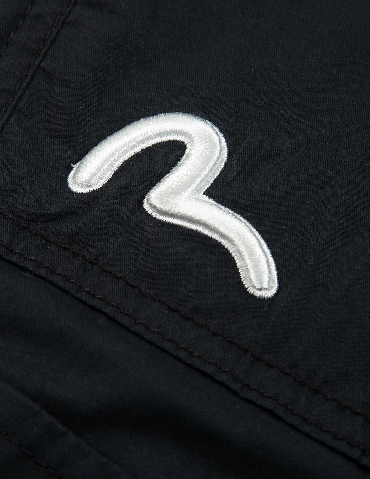 SEAGULL AND SLOGAN EMBROIDERY RELAX-FIT PANTS - 7