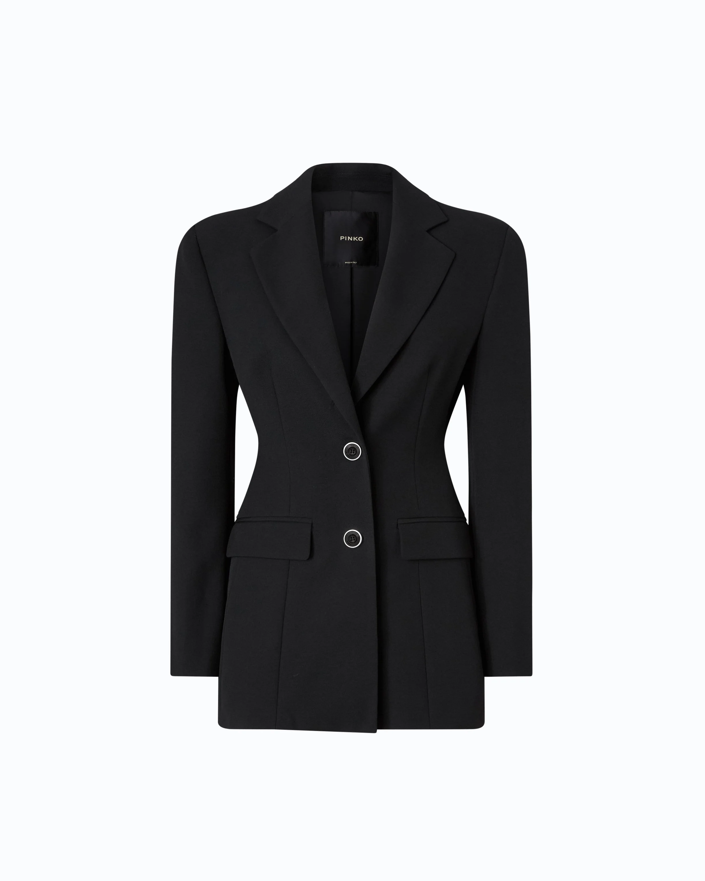 SLIM-FIT JACKET WITH PADDED SHOULDERS - 1