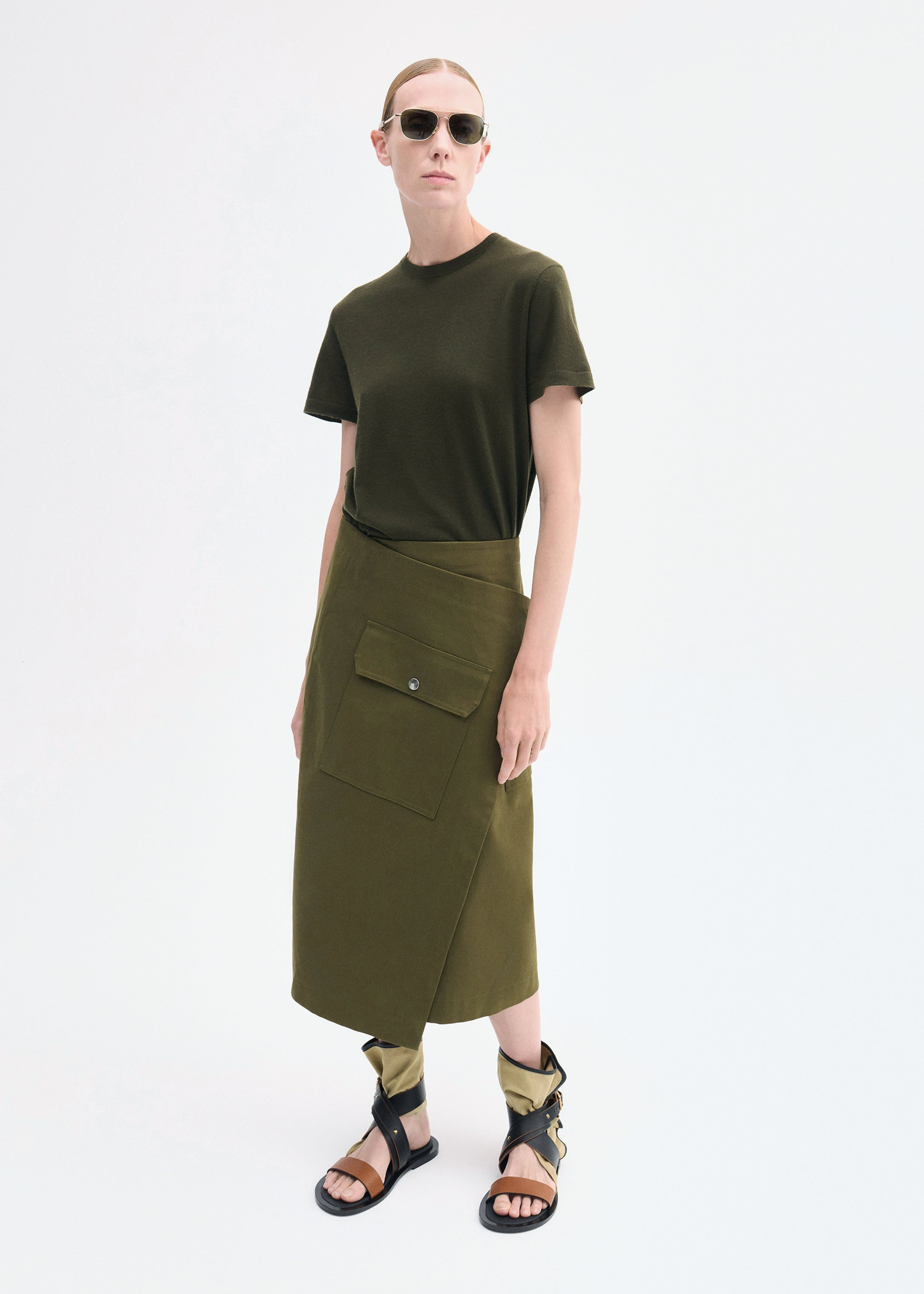 Relaxed Tee in Fine Cashmere - 3