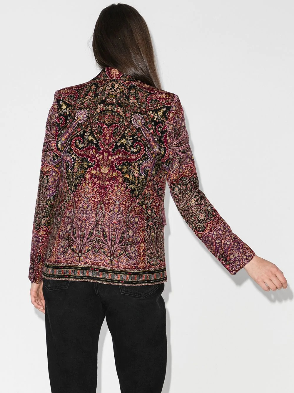 jacquard blazer - 3