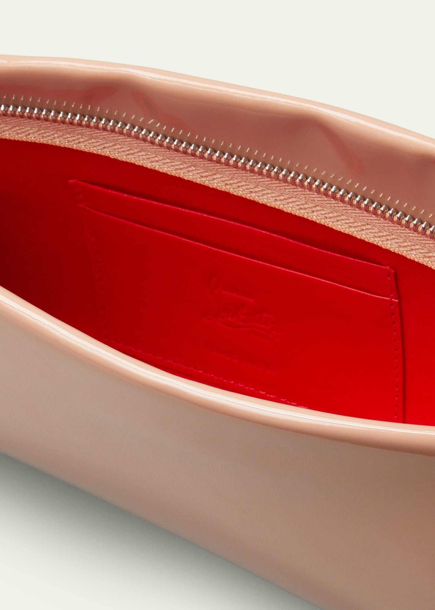 Loubi Twist Patent Zip Clutch Bag - 4