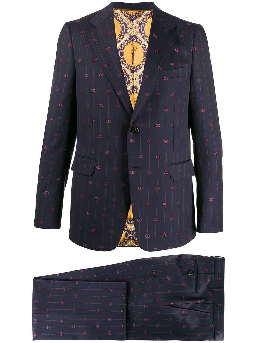 Interlocking G stripe suit - 1