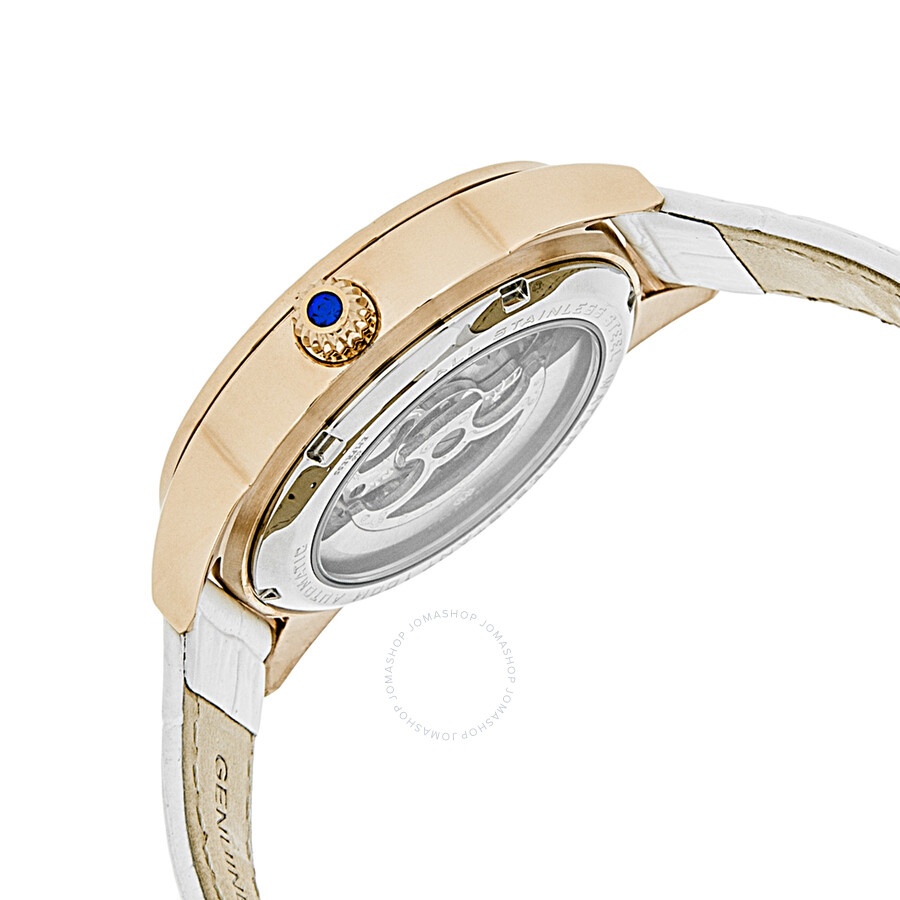 Empress - Empress Godiva Automatic White Dial Ladies Watch EMPEM1106 - 3