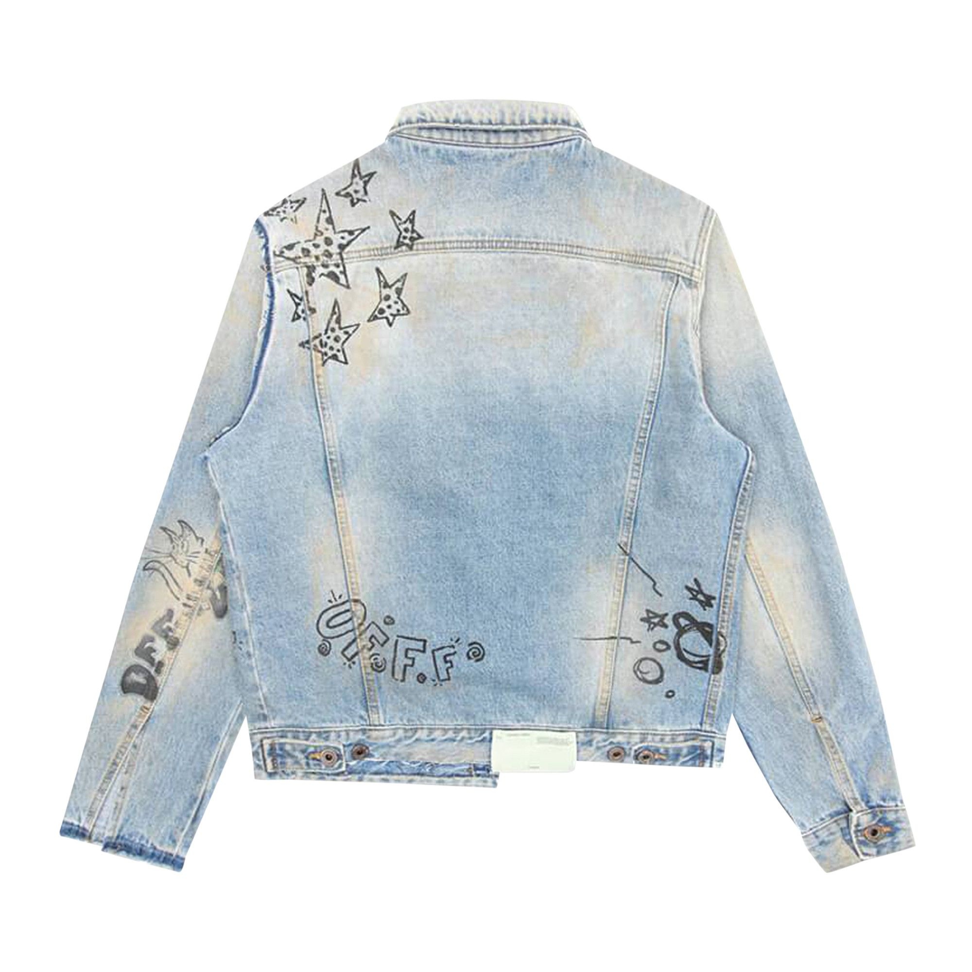 Off-White Wizard Slim Deconstructed Jacket 'Extreme Bleach' - 2