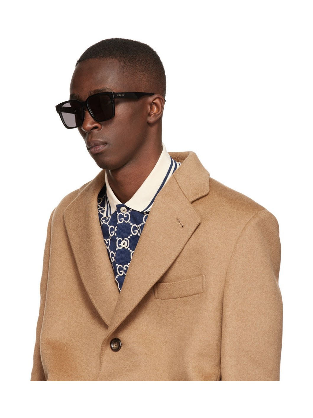 Black Square Sunglasses - 4